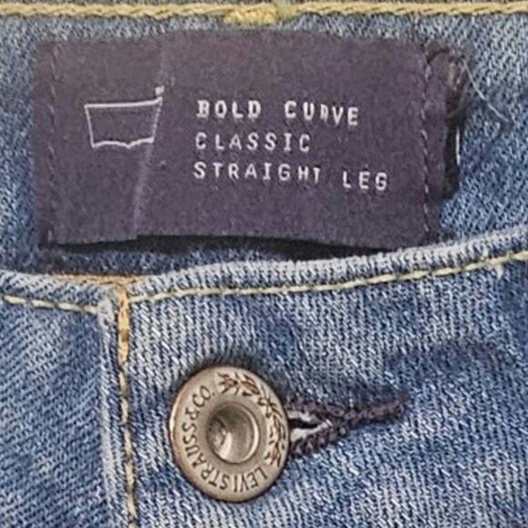 Levi's San Francisco Women's Size 8M Bold Curve Classic Straight Leg Casual - Picture 3 of 7